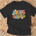 Bride Squad Bridesmaid Proposal Bridal Shower Wedding Party T-Shirt Gifts for Old Men