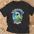 Budgie Papa Parakeet Bird Owner Welli T-Shirt Geschenke für alte Männer