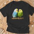 Budgie Pet Parrot Bird T-Shirt Geschenke für alte Männer