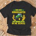 Bye Bye Kindergarten Ich Fahre Jetzt In Die Schule Tractor T-Shirt Geschenke für alte Männer