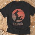 Cascais Portugal Windsurfing Surfing Surfers T-Shirt Gifts for Old Men