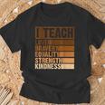 Celebrate Black History Month I Teach Black History Teacher T-Shirt Gifts for Old Men