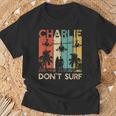Charlie Don't Surf Camisa Militarietnam Guerra Apocalipsis Camiseta unisex Regalos para ancianos
