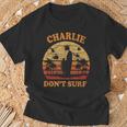 Charlie Surft Nicht Im Military Vietnam War T-Shirt Geschenke für alte Männer
