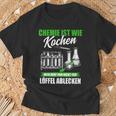 Chemie Ist Wie Kochen Chemiker Laboratory T-Shirt Geschenke für alte Männer