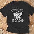 Chiweenie Papa Lustiger Chihuahua Süßer Hund Besitzer Spruch-Geschenke T-Shirt Geschenke für alte Männer