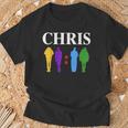 Chris 2024 Chris First Name Personalized For Women T-Shirt Gifts for Old Men
