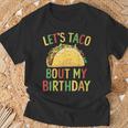 Cinco De Mayo Let's Taco Bout My Birthday Mexican Party T-Shirt Gifts for Old Men