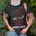 Cirrus Sr22 Aircraft T-Shirt Gifts for Old Men