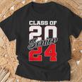 Class Of 2024 Senior 24 High School Graduation T-Shirt Gifts for Old Men