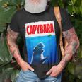 Classic Capybara Paws Lover Animals Outfits Capybaras Kawai T-Shirt Gifts for Old Men