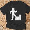 Climbing Stairs Tribute Workout T-Shirt Gifts for Old Men