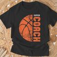 Coach Basket Regalo Baloncesto Entrenadorintage Mejor Entrenador Camiseta unisex Regalos para ancianos