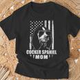 Cocker Spaniel Mom Cool Vintage Retro Proud American T-Shirt Gifts for Old Men