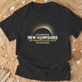 Colebrook New Hampshire Nh Total Solar Eclipse 2024 T-Shirt Gifts for Old Men