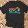 Cologne Lettering Cologne Retrointage Surfer Cologne Carnival T-Shirt Geschenke für alte Männer