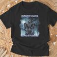 Cool Alpha Wolf Meme Human By Chance Alpha By Choice T-Shirt Gifts for Old Men