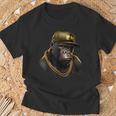 Cool Gorilla Rapper Hip Hop Gangster T-Shirt Geschenke für alte Männer