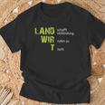 Cool Land Creates Connection Wir Rufen Zu Tisch Farmers T-Shirt Geschenke für alte Männer