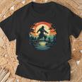 Cool Shinobi Ninja Outfit With Sunset T-Shirt Gifts for Old Men