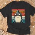 Cooler Retro Hai In Sonnenbrille 70Er 80Er 90Er Lustiger Hai T-Shirt Geschenke für alte Männer