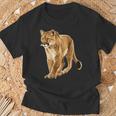 Cougar Face For Wild And Big Cats Lovers T-Shirt Gifts for Old Men