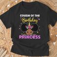 Cousin Of The Birthday Princess Melanin Afro Unicorn Cute T-Shirt Gifts for Old Men