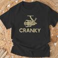 Crankbait Fishing Lure Cranky Ideas For Fishing T-Shirt Gifts for Old Men