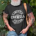 Crowell Surname Family Tree Birthday Reunion Idea T-Shirt Gifts for Old Men
