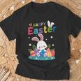 Cute Bunny Eggs Easter Camping Happy Easter Day 2024 T-Shirt Gifts for Old Men