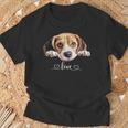 Cute Dog Graphic Love Beagle Puppy Dog T-Shirt Gifts for Old Men