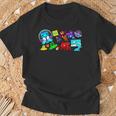 Cute Geometry Video Game Graphic Birthday T-Shirt Gifts for Old Men