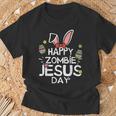 Cute Happy Zombie Jesus Day Easter Bunny For Women T-Shirt Gifts for Old Men