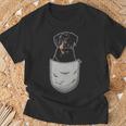 Cute Rottweiler Rott Rottie For Dog Lovers Pocket Owner T-Shirt Gifts for Old Men