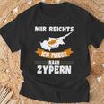 With Cyprus Flag Mir Reichts Ich Fliege Nach Zyprrus Motif T-Shirt Geschenke für alte Männer