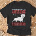 Dackel Hund Papa Dackel Hund Besitzer Dackel T-Shirt Geschenke für alte Männer