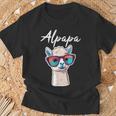 Dad Alpaka Fan Liebhaber Papaatertag Geschenk Alpapa Lama T-Shirt Geschenke für alte Männer