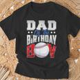 Dad Baseball Birthday Boy Family Baller B-Day Party T-Shirt Gifts for Old Men