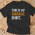 For Dad Father's Day Daddy Son Matching This Is My Garage T-Shirt Gifts for Old Men