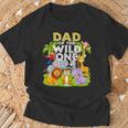 Dad Of The Wild One 1St Birthday Zoo Animal Safari Jungle T-Shirt Gifts for Old Men