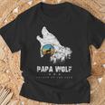 Dad Wolf Rudelführer Father's Day Wolfs intage T-Shirt Geschenke für alte Männer