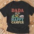 Dada Of The Happy Camper First Birthday Camping Family T-Shirt Gifts for Old Men