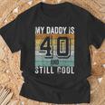 Fathers Day Gifts, My Daddy Is 40 Shirts