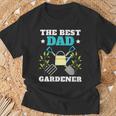 Damen Gärtner Papa Besterater Im Garten Mit-Ausschnitt T-Shirt Geschenke für alte Männer