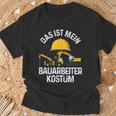 Das Ist Mein Bauarbeiter Costume Construction Site Construction Ladder T-Shirt Geschenke für alte Männer