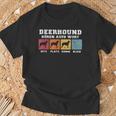 Deerhound Hören Aufs Wort T-Shirt Geschenke für alte Männer