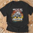 Deutz Tractor Laster Trekker Deutz Agriculture Farm Village T-Shirt Geschenke für alte Männer