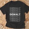 Dewalt Proud Family Retro Reunion Last Name Surname T-Shirt Gifts for Old Men