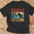 Día Del Padre Marido Papá Dj Leyenda Dj Disco Jockey Música Camiseta unisex Regalos para ancianos