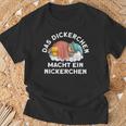 The Dickerchen Macht Ein Naperchen Bear Pyjamas Black T-Shirt Geschenke für alte Männer